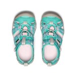 Dievčenské sandále KEEN SEACAMP II CNX bright aqua/giggle pink - 34
