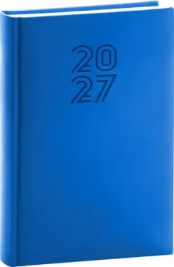NOTIQUE Aprint 2027 modrý / Denný diár / 15 x 21 cm