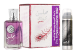 Lattafa Mahasin Crystal Violet - EDP 100 ml + deodorant ve spreji Najdia 50 ml