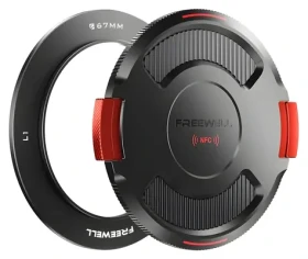 Freewell Real Locking 67 mm / Magnetický krúžok / s krytkou NFC / hliník (FW-L1-BL67)