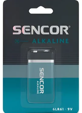 Sencor / Alkalická batéria / 9V (6LR61) / 1 ks (SBA 6LR61 1BP 9V Alk)