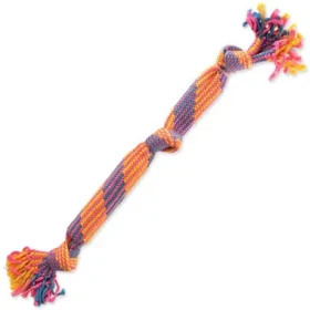 Dog Fantasy Hračka - prethovadlo farebné so zvukom vzor 2. 3 knôty 53cm (124-13077)