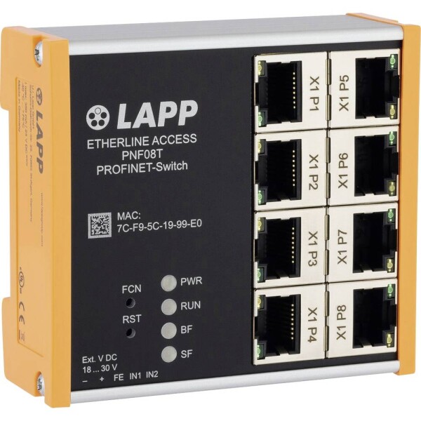 LAPP ETHERLINE® ACCESS PNF08T priemyselný ethernetový switch; 21700142