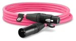 Rode XLR3M-P ružová / XLR kábel / XLR (M) - XLR (F) / 3 m / Canare / Neutrik (XLR3M-P)