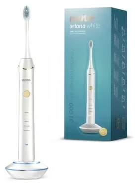 Neno Oriona biela / Elektrická zubná kefka / rotačná / senzor tlaku / 5 režimov čistenia / časovač (NENO ORIONA WHITE)