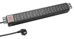 Efb 19" / Napájací panel / 1,5 U / 9x USB-A / 9x USB-C / vypínač / 3M kábel (EK631USB.1,5)