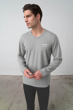 Vamp - Pyžamo s dlhým rukávom 21901 - Vamp gray melange L