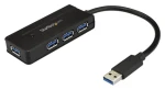 StarTech USB 3.0 HUB 4 porty čierna / USB-A / 5 Gbps / nabíjací Port (ST4300MINI)