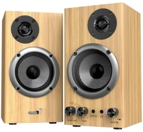 Genius SP-HF520BT Pine Wood / repro / 2.0 / 20W / Bluetooth 5.3 / 1x 3.5mm / Drevené (31730054403)
