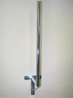 OEM Anténny držiak 30/100 cm T / Držiak antény na stenu / rúrka 42 mm / galvanický zinok (K30100T42V)