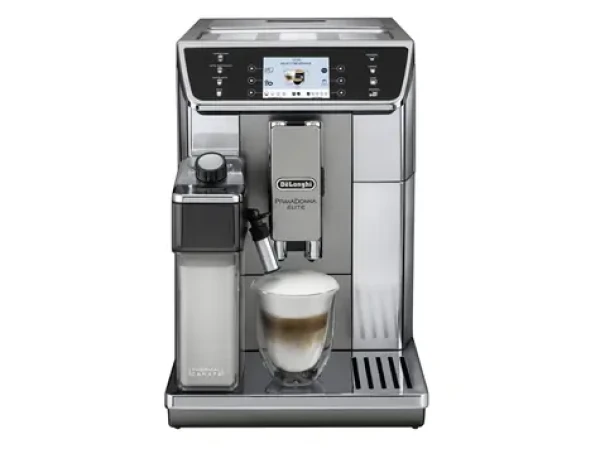 DeLonghi ECAM 650.55.MS PrimaDonna Elite strieborná / Automatický kávovar / 1450W / 19bar / 2L / napeňovač mlieka (ECAM 650.55.MS)