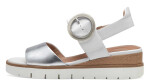 Tamaris 1-28206-42-171 Dámske sandále na kline biele 37
