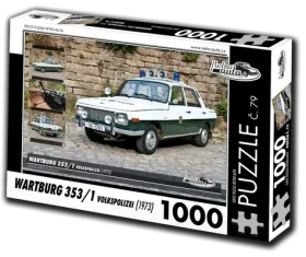 RETRO-AUTA Puzzle č. 79 Wartburg 353,1 Volkspolizei (1973)