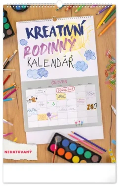 NOTIQUE Kreatívny rodinný kalendár nedatovaný / 33 x 46 cm