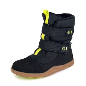 Chlapčenské zimné barefoot topánky s membránou VIKI Black Bugga B00212-10 - 33