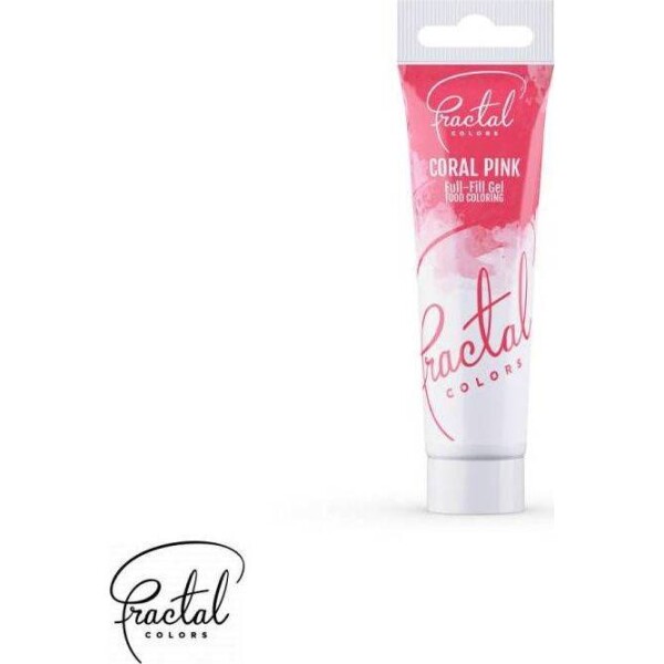 Gélová farba Fractal - Coral Pink (30 g) - dortis - dortis