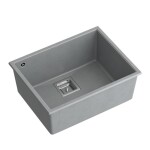 Quadron - Granitový drez DAVID 50 Grey Metallic Meď HQD5542U5-C1