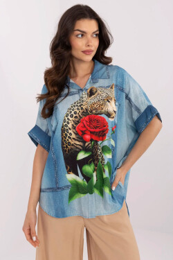Košeľa s dlhým rukávom model 210971 Taliansko Moda universal
