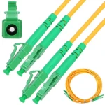 Extralink LC/ APC-LC/ APC / Patchcord / Jednomódový / Duplex / G657A / 3 m