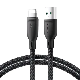 Joyroom Multi-Color Series S-A34 Nabíjací kábel USB-A (M) - Lightning (M) 3A 1m čierna (6941237110527)