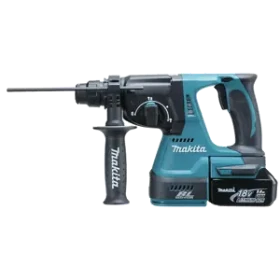 Makita DHR242RTJ / Aku kombinované kladivo / Li-ion / 18V / SDS-plus / 950 ot. za m. / 2x 5.0 Ah (DHR242RTJ)