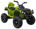 Mamido Elektrická štvorkolka ATV nafukovacie kolesá zelená