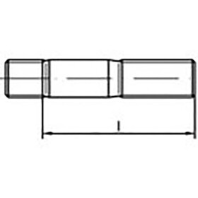 TOOLCRAFT TO-6861339 skrutky závrtné M20 30 mm DIN 939 ocel 25 ks; TO-6861339