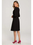 Dámske šaty S325 Black - Stylove XL černá