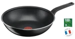 TEFAL Easy Cook Clean B55519 čierna / Wok panvica / 28 cm (B55519)