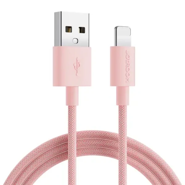 Joyroom S-2030M13 Nabíjací kábel USB-A (M) - Lightning (M) 2.4A 2m ružová (6941237170415)