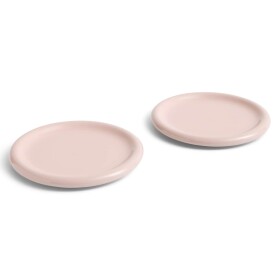 HAY Talíř Barro Pink Ø 24 cm – set 2 ks
