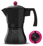 Taurus Black Moments KCP9006l čierna / Kanvička moka / 6 šálok / hliníková / vhodná aj pre indukciu (984081000)