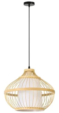Immax BOHO PINCHOS / Závesné svietidlo / D40 cm / E27 / bambusové drevo (08256L)