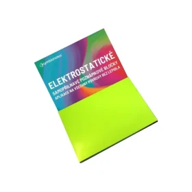 SYMBIO Elektrostatické bločky Symbionotes zelené / 70x100 mm / 100 listov / bez lepidla (SYNT70100V100)