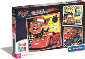 Clementoni PUZZLE Autá: Glow Racers