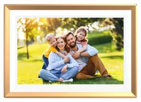 Arzopa D10 zlatá / Digitálny fotorámik / 10,1 "/ 1280x800 / 32GB / WiFi (D10,1 Gold)