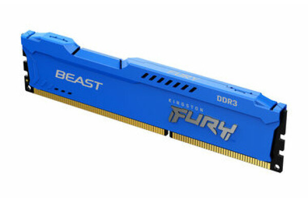 Kingston FURY Beast Blue 8GB (1x 8GB) DDR3 1600MHz / CL10 / DIMM / 1.5V / Non-ECC / Un-Registered (KF316C10B/8)