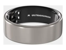 Ultrahuman Ring Air Raw Titanium veľ. 6 / Chytrý prsteň (UHRA-RT-06)