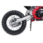 Mamido Detská benzínová motorka RamiGO ULTRA 66 125CC červená