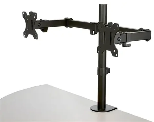 StarTech Stolný držiak pre 2 monitory / Plne pohyblivé rameno / do 32" / nosnosť 16 kg / oceľ (ARMDUAL2)