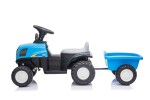 Mamido Detský elektrický traktor Swift s prívesom modrý
