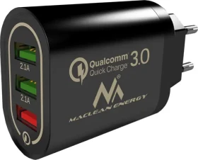 Maclean MCE479 / Sieťová nabíjačka / 3x USB-A / 3 A (MCE479 B)