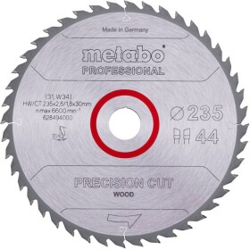 Metabo 628494000 pílový kotúč 235 x 30 x 2.6 mm Počet zubov (na palec): 44 1 ks; 628494000