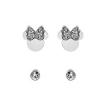 Disney Trblietavý set dievčenských náušníc Minnie Mouse S600149RWL-B.CS