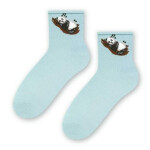 Dámske vzorované ponožky 099 modrá 35-37