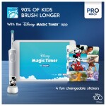 Oral-B Pro Kids Disney 100 Let / Elektrická detská zubná kefka / sonická / 2 režimy / časovač (8006540773956)