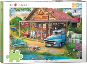 EUROGRAPHICS Puzzle Connecting Pieces: Dedinský obchodík