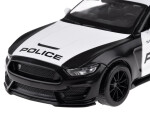 Auto kovové polícia Ford Shelby GT350 mierka 1:32 svetla majáky