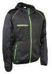 Bunda Cofra UCHAMI Farba: Antracitová/ Zelená, Veľkosť: 3XL (V376_0_04_3XL)