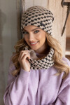 Kamea Hat&Scarf K.19.257.03 Béžová OS